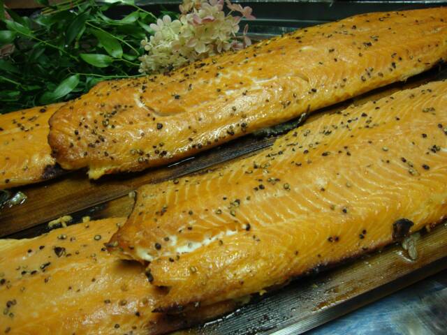 Cedar Plank Roasted Salmon