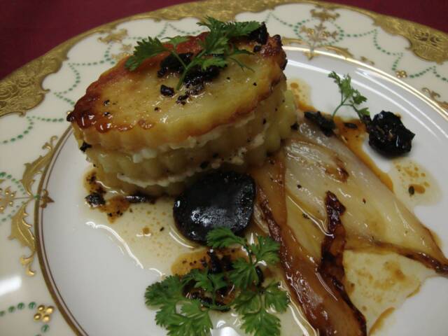 Potato Confit~Monterey Chevre~Truffle Vinaigrette